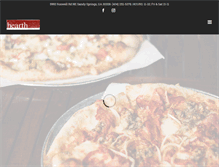 Tablet Screenshot of hearthpizzatavern.com